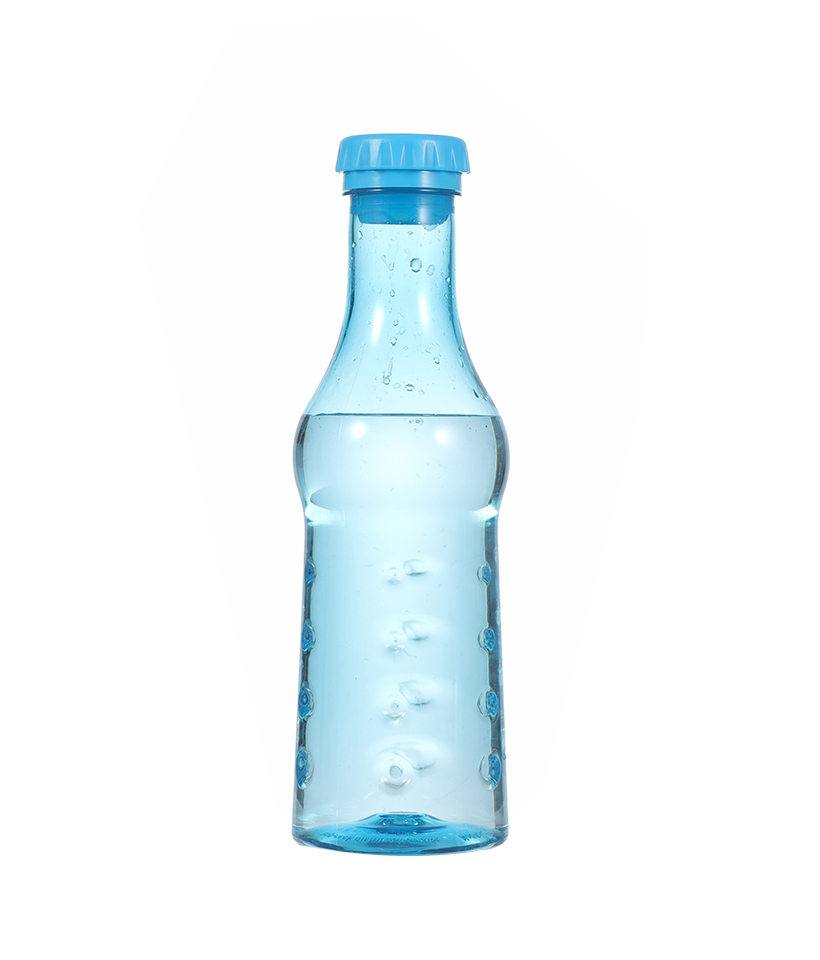 700ml Explosion-Proof Transparent Food Grade Silicone Stopper Lid Tritan Soda Bottle