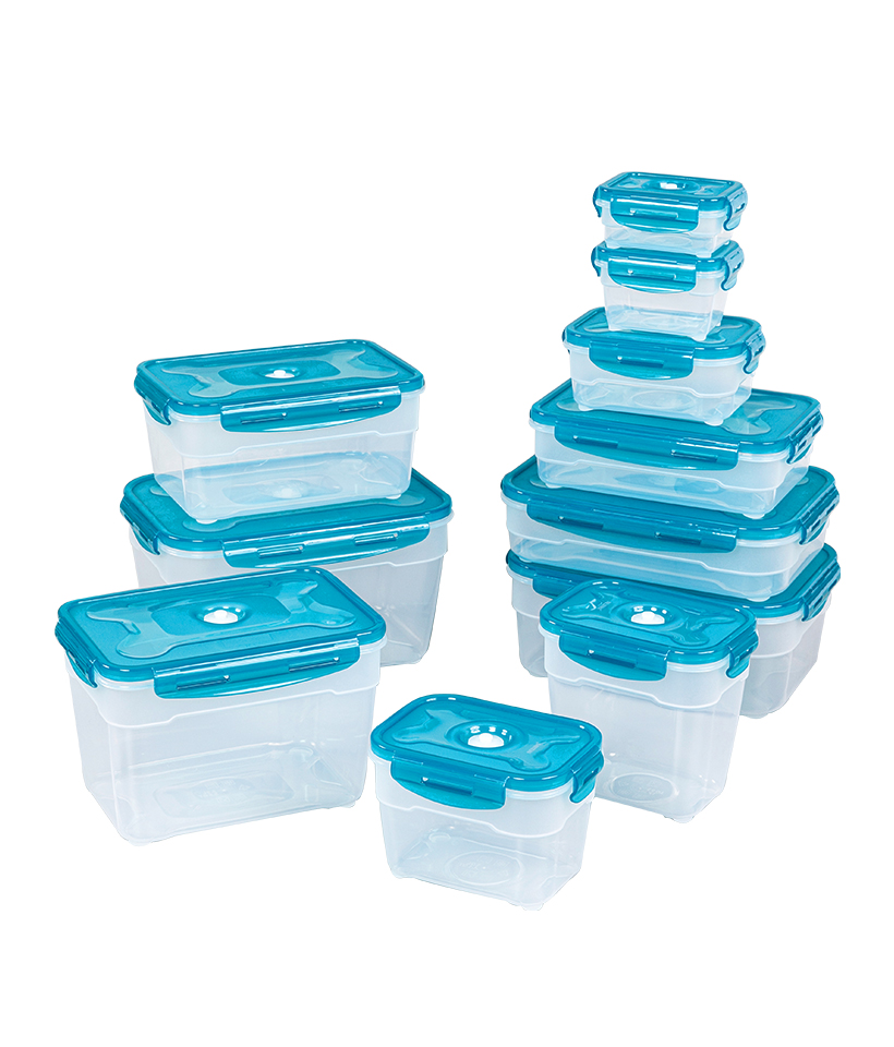 Vacuum plastic kitchen container