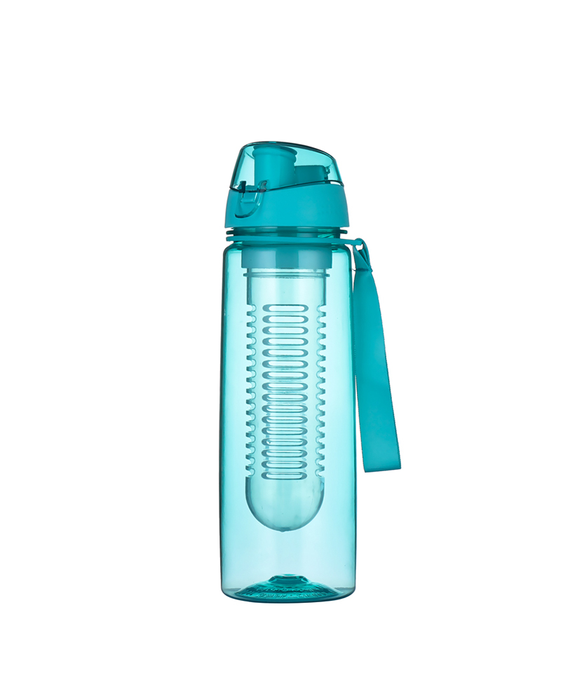 650ml Sport Travel Removable Filter Tritan Fruit Tea Bottle