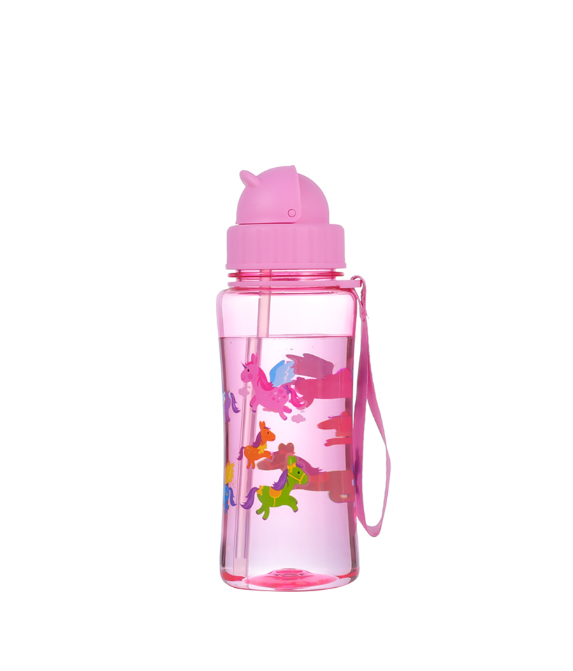 460ml BPA-free, drop-resistant, durable, hygienic and dust-proof, easy to carry Tritan Kids Bottle