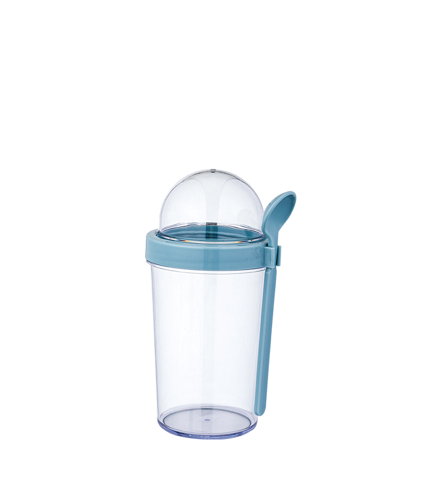 420ml  Compact Fasionable Translucent Ice Cream Mug