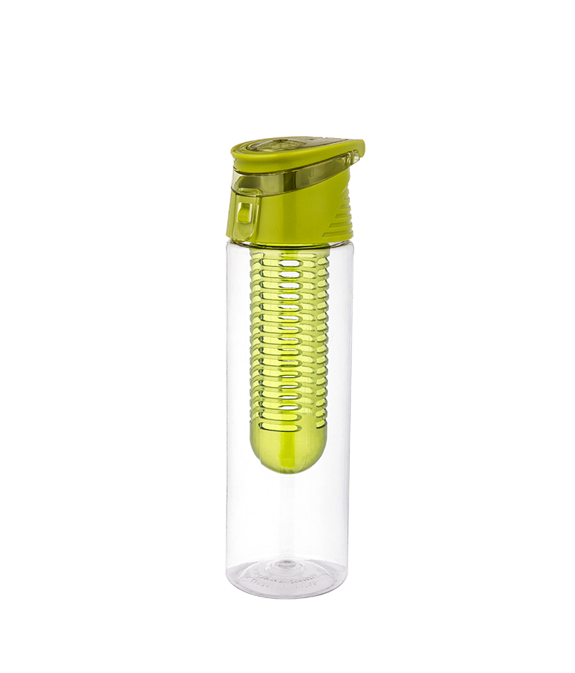 650ml Sport Travel Removable Filter Tritan Fruit Tea Bottle