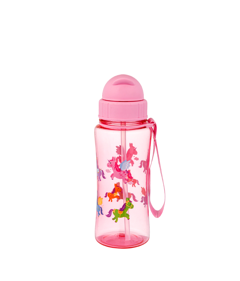 460ml BPA-free, drop-resistant, durable, hygienic and dust-proof, easy to carry Tritan Kids Bottle